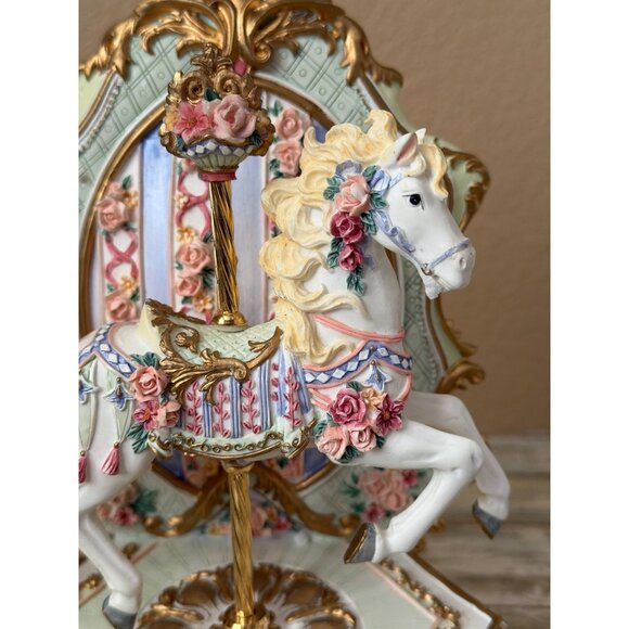 San Francisco Music Box Somerset Carousel Horse Plays Carousel Waltz 1995 w/Box - Picture 14 of 17